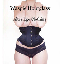 Load image into Gallery viewer, BLACK WASPIE HOURGLASS